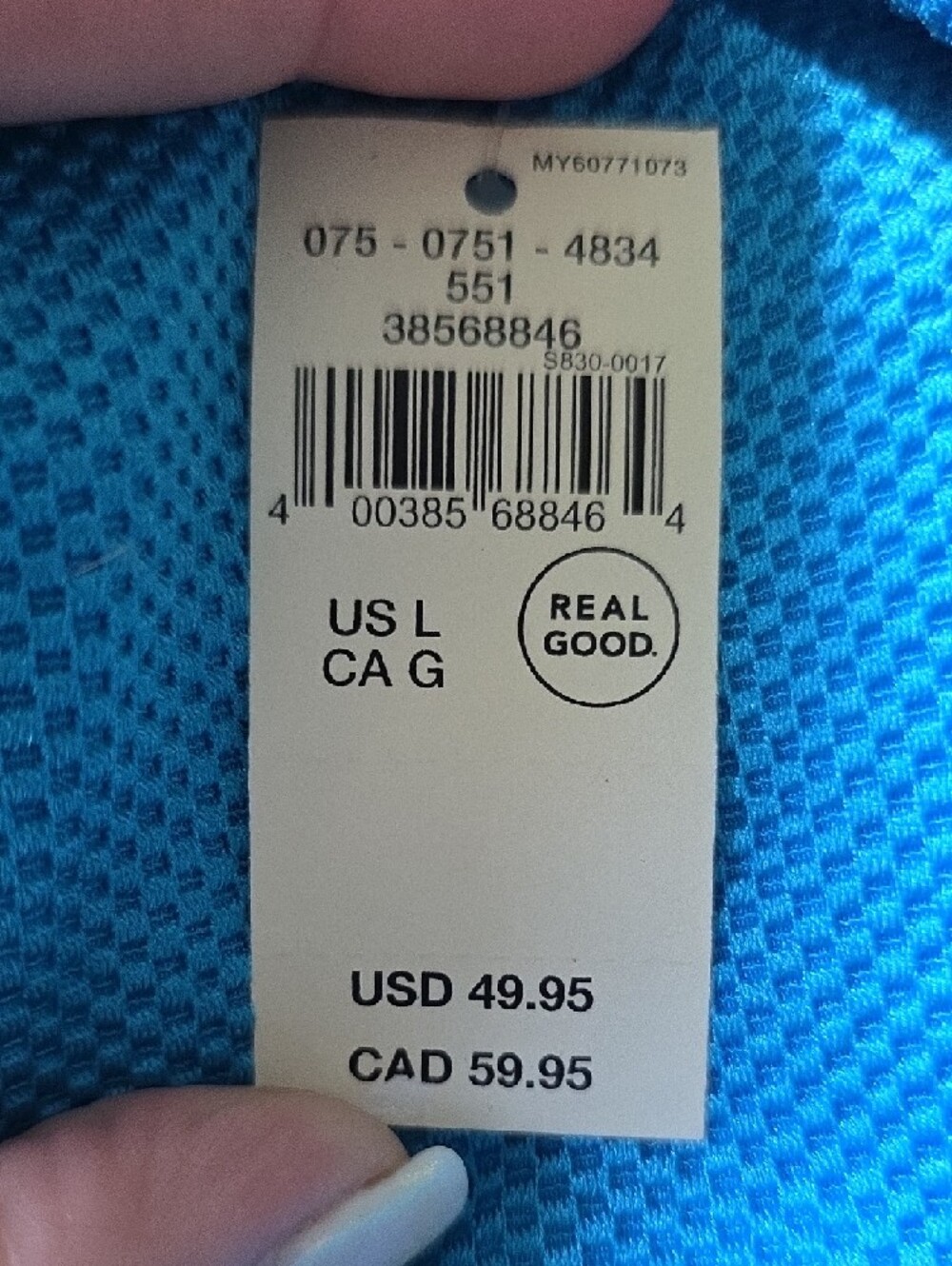 Aerie Bright Blue Women's One-Piece Swimsuit with Crisscross Adjustable Back - Picture 5 of 6